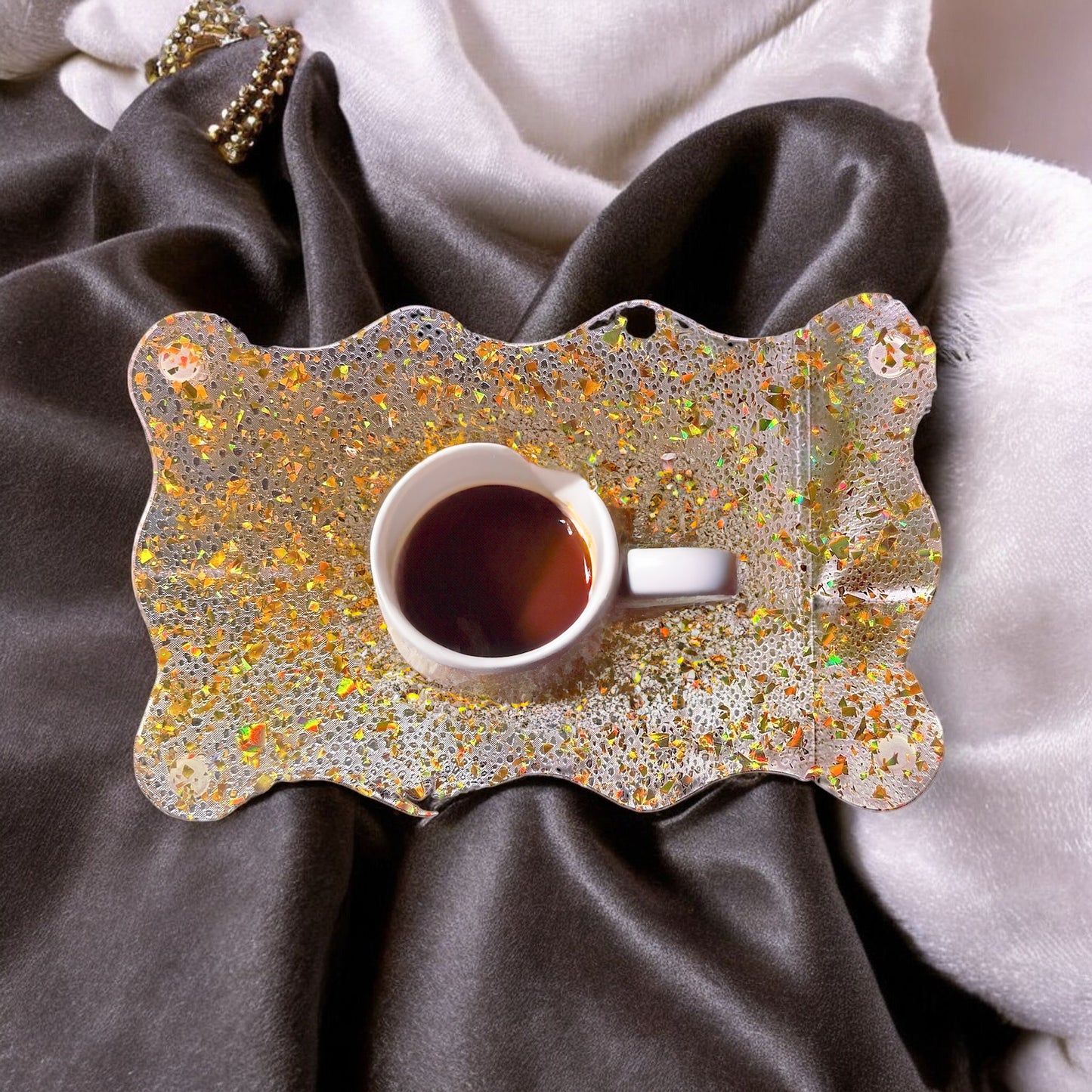 Wavy Acrylic Coasters