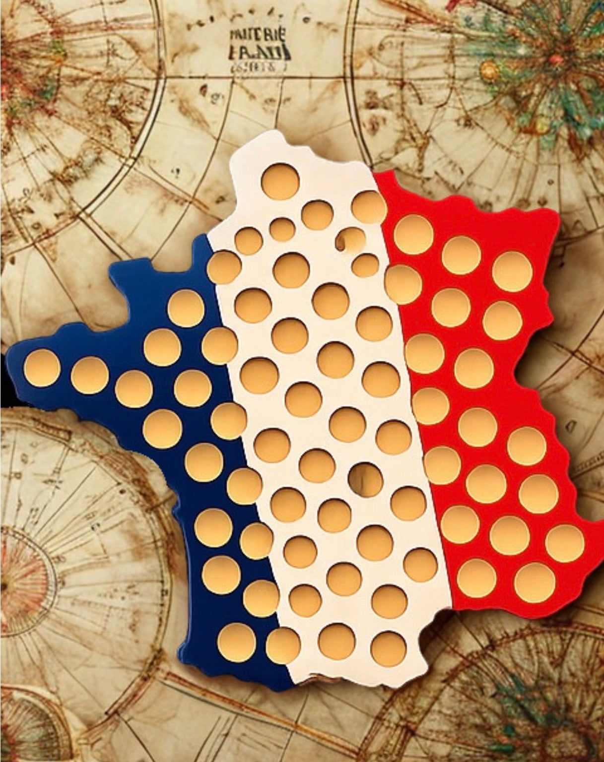 France Champagne Capsule Display
