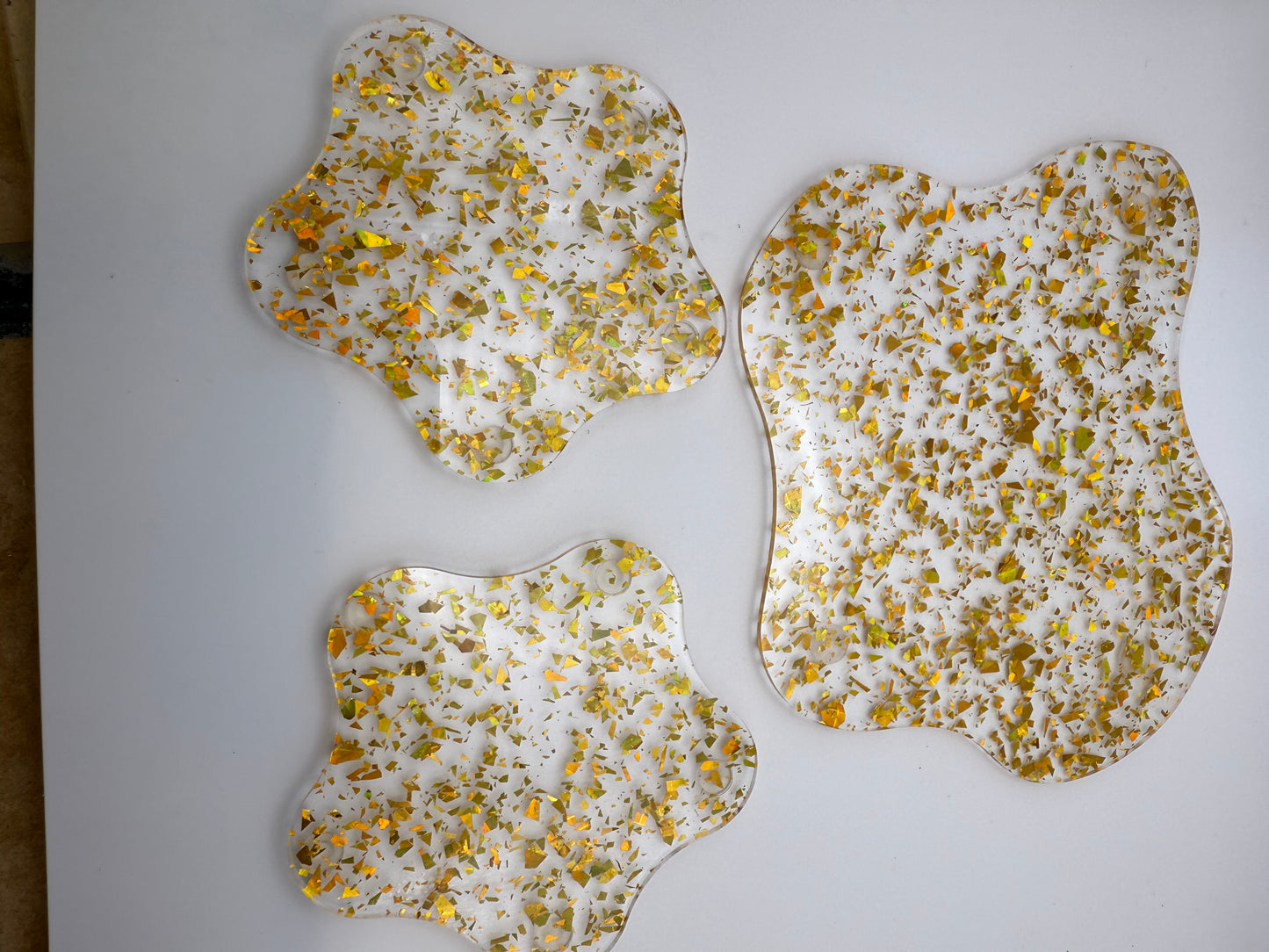 Large / Small Acrylic Cloud Shaped Coasters