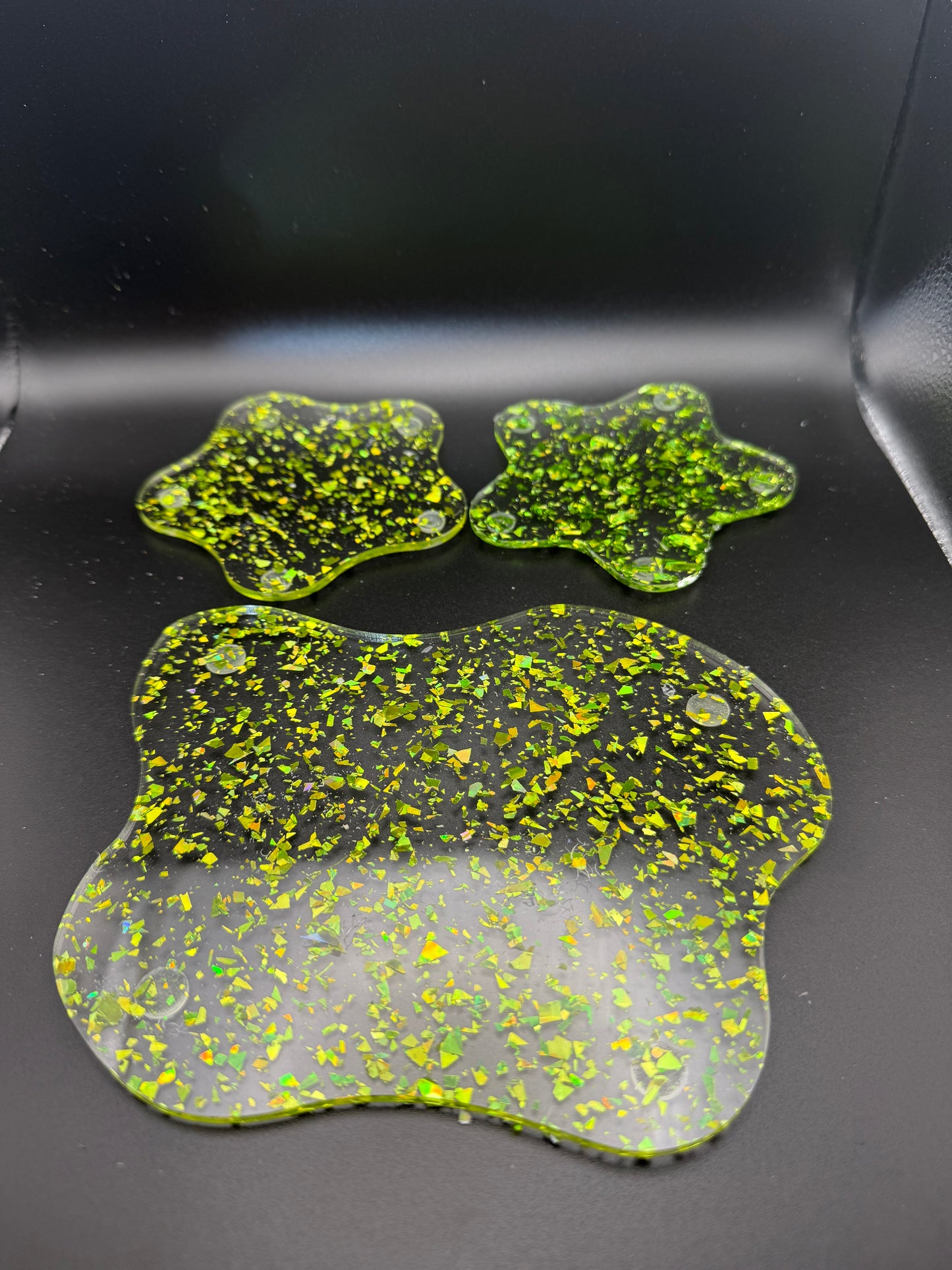 Large / Small Acrylic Cloud Shaped Coasters