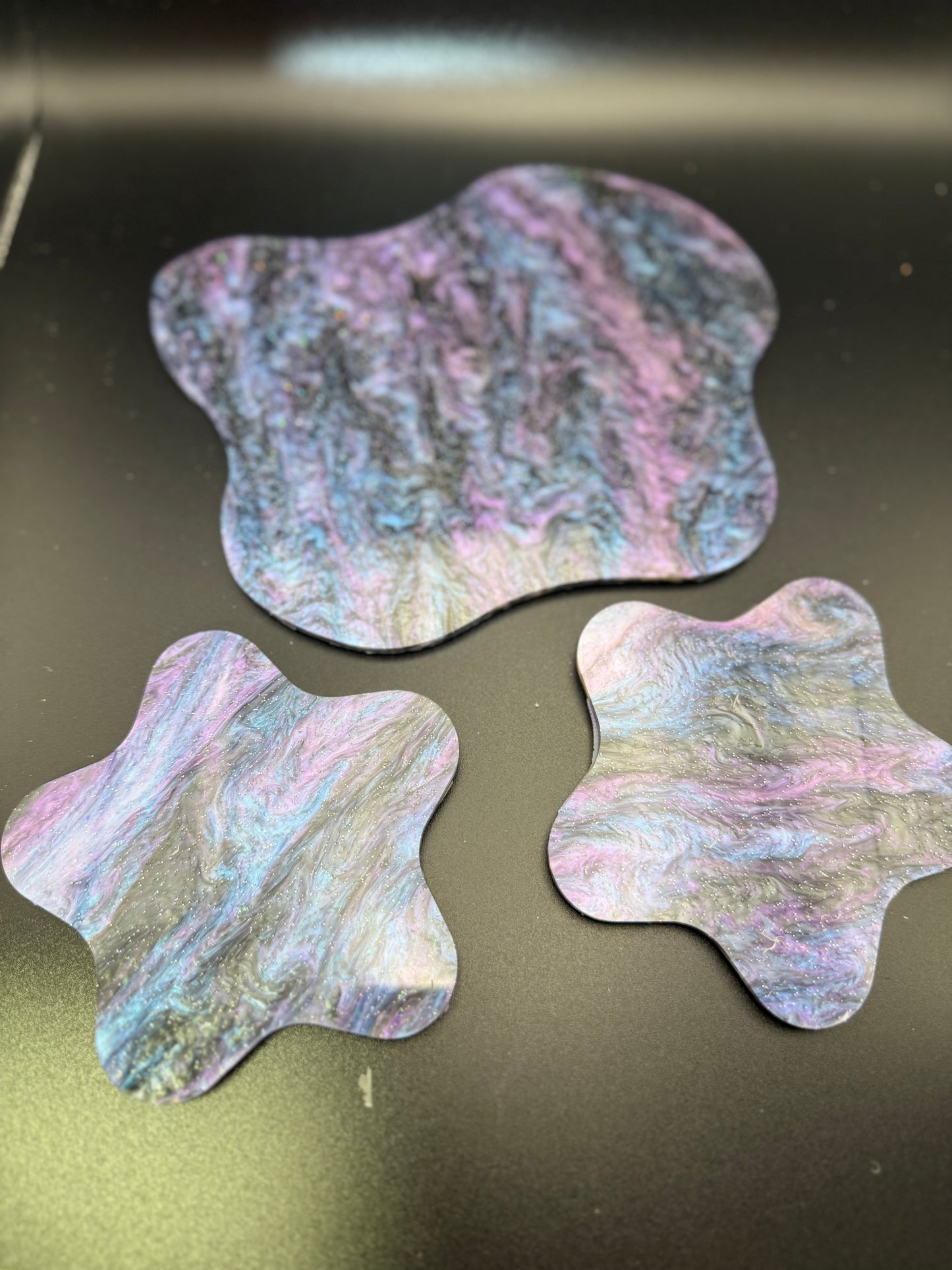 Large / Small Acrylic Cloud Shaped Coasters