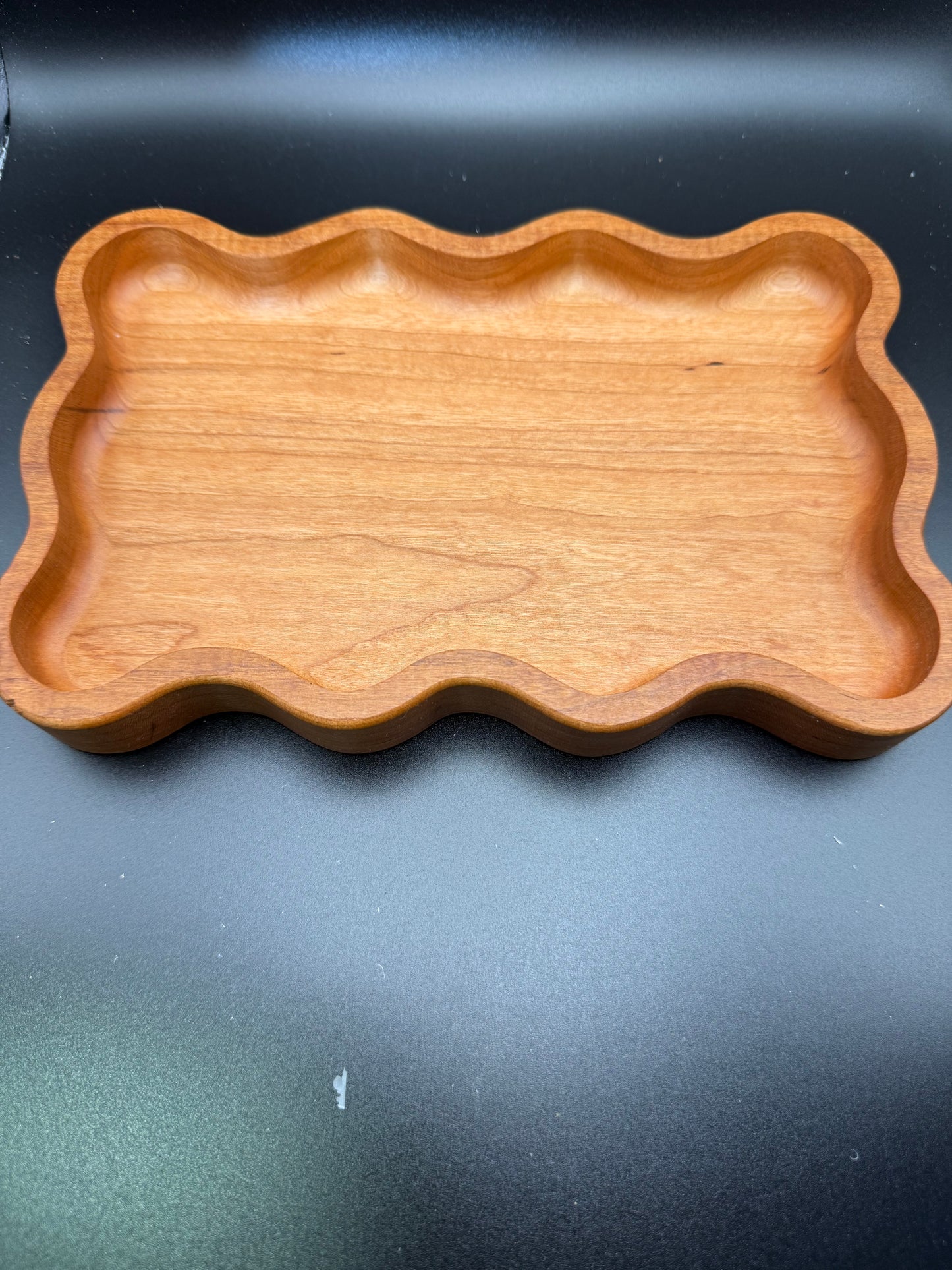 Wavy Wooden Tray