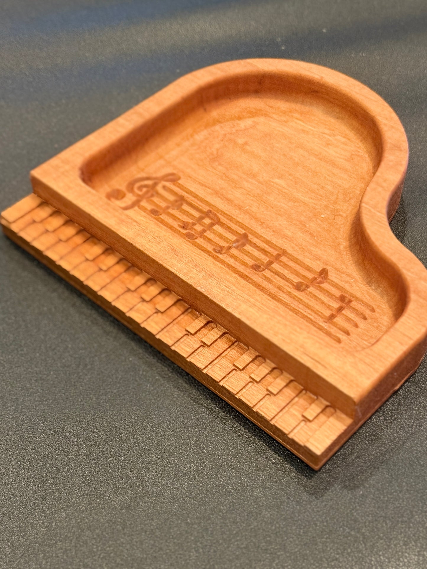 Hardwood Piano Tray